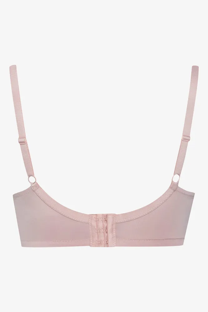 2 Pack Smooth T-Shirt Bras Pink & White