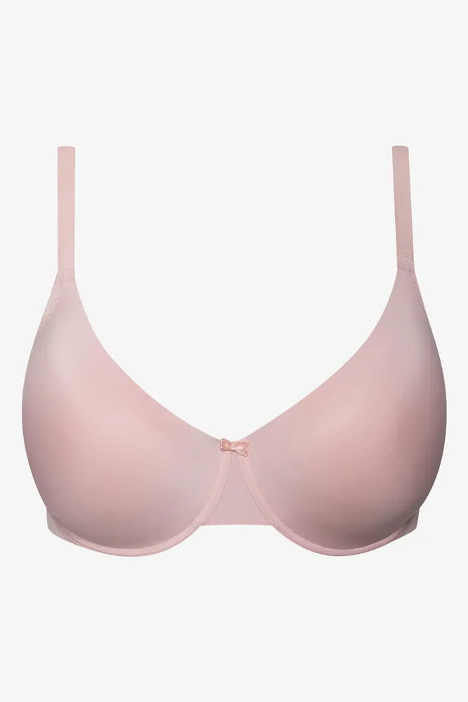 2 Pack Smooth T-Shirt Bras Pink & White