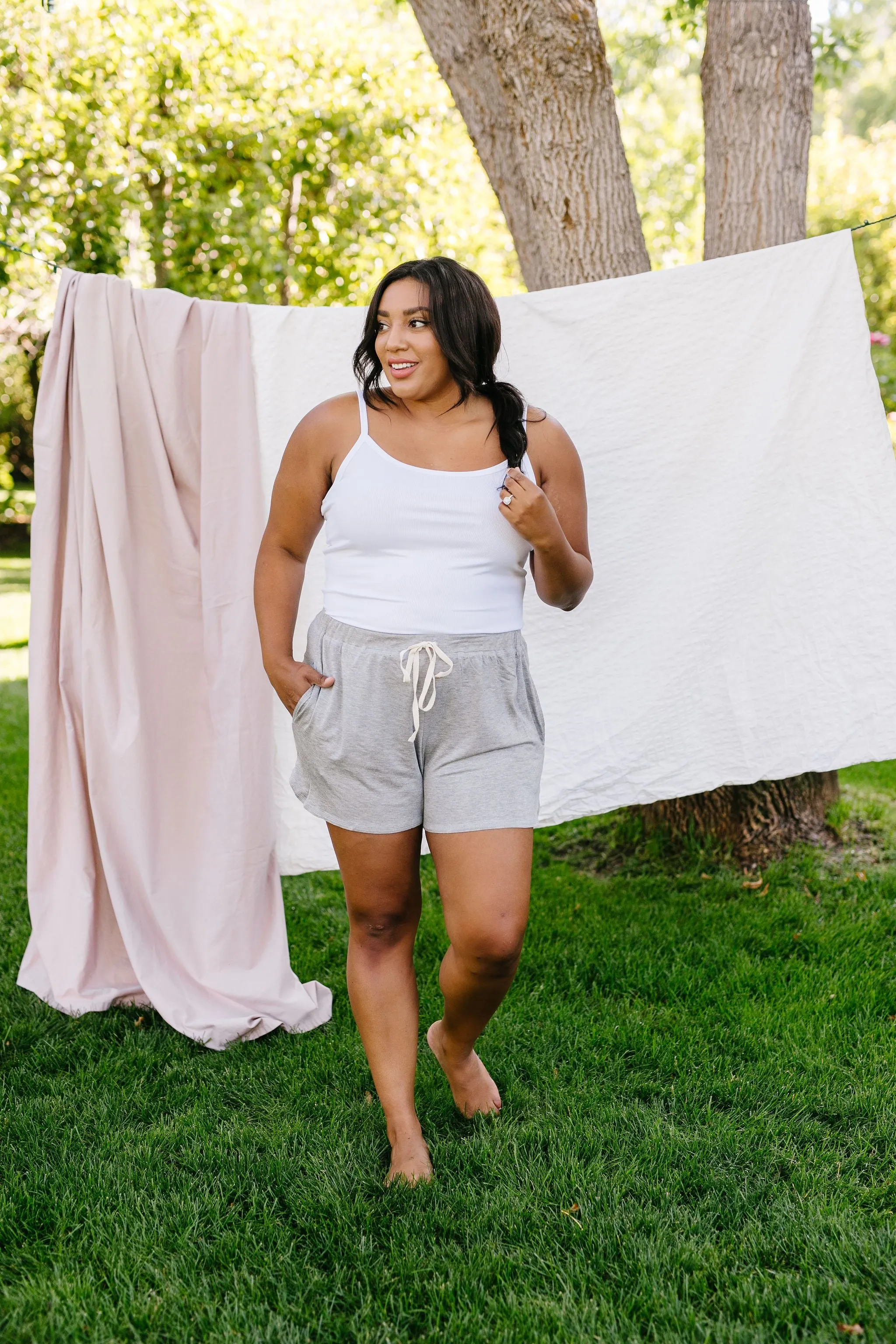 24/7 Shorts In Heather Gray