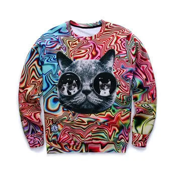 3D sweatshirts women's Grumpy Cat