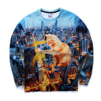 3D sweatshirts women's Grumpy Cat