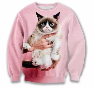 3D sweatshirts women's Grumpy Cat