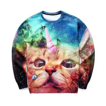 3D sweatshirts women's Grumpy Cat