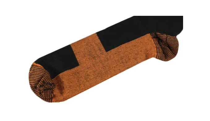 6 or 12 Pairs: Copper Infused Compression Socks - Reduces Pain and Swelling in Calves & Ankles - Ships Same/Next Day!