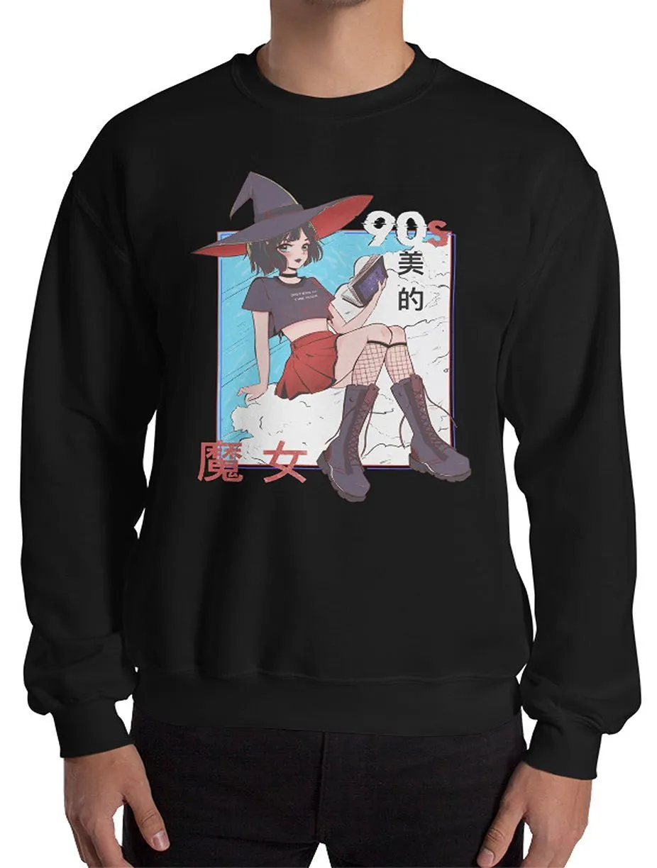 90's Aesthetic Witch Sweatshirt