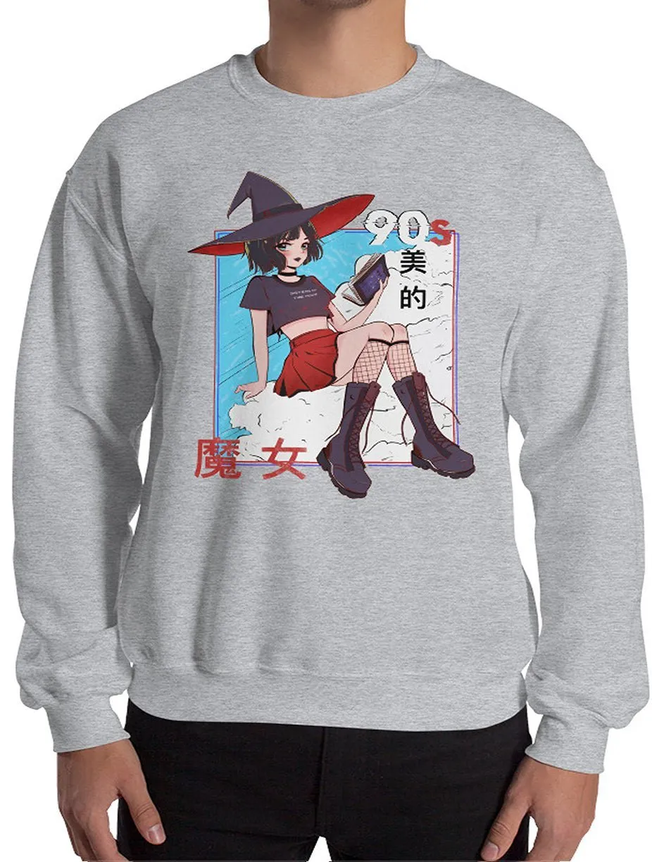 90's Aesthetic Witch Sweatshirt