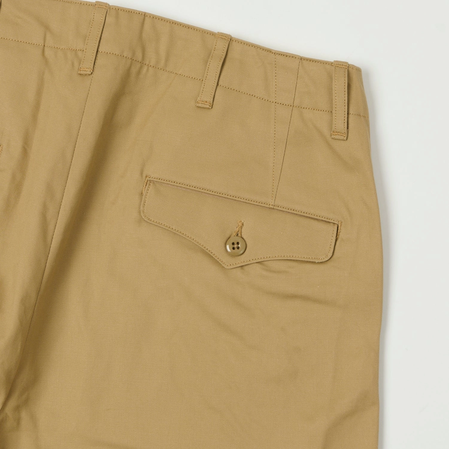 A Vontade Wide Fit Chino Trouser - Beige