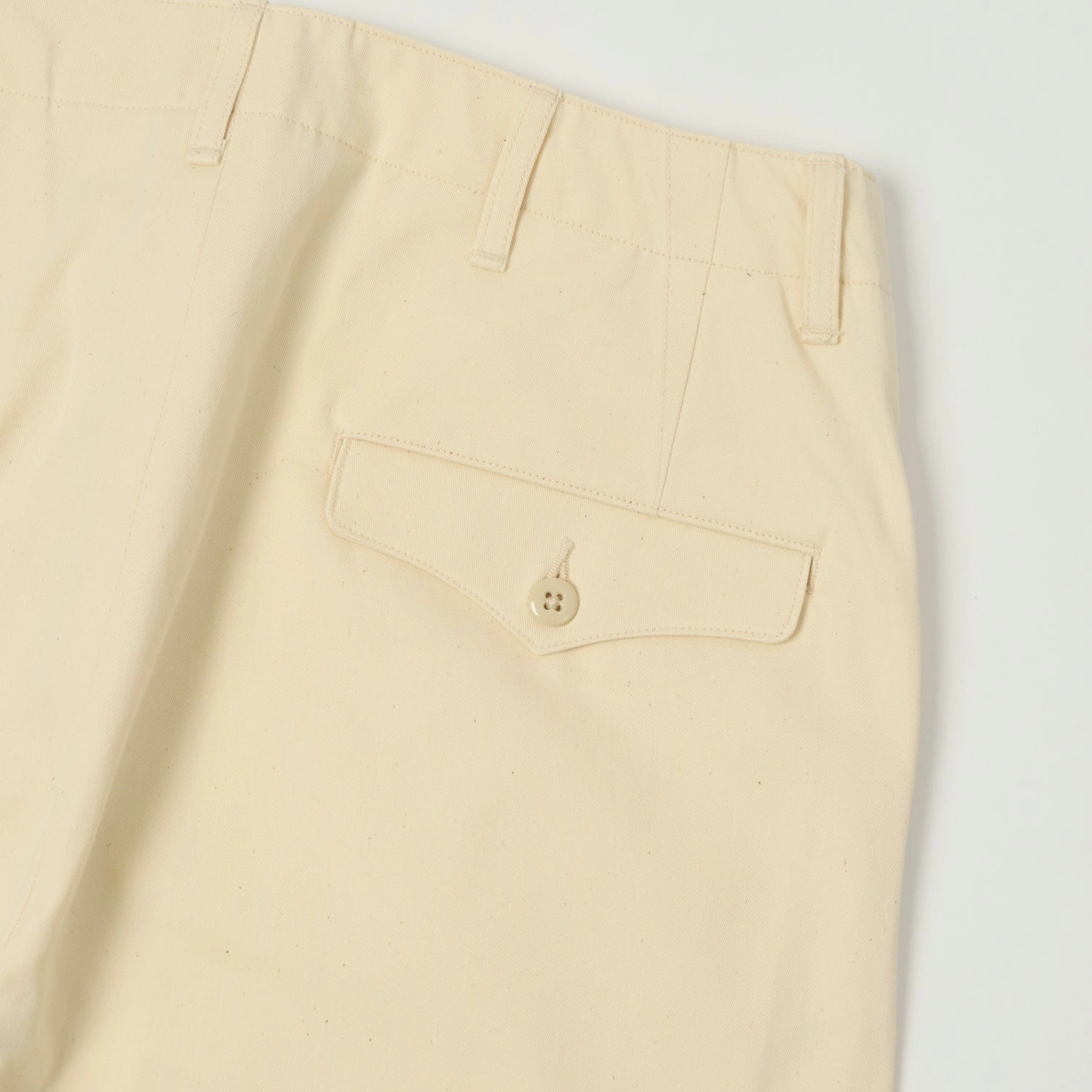A Vontade Wide Fit Chino Trouser - Natural