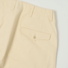 A Vontade Wide Fit Chino Trouser - Natural A Vontade Wide Fit Chino Trouser - Natural