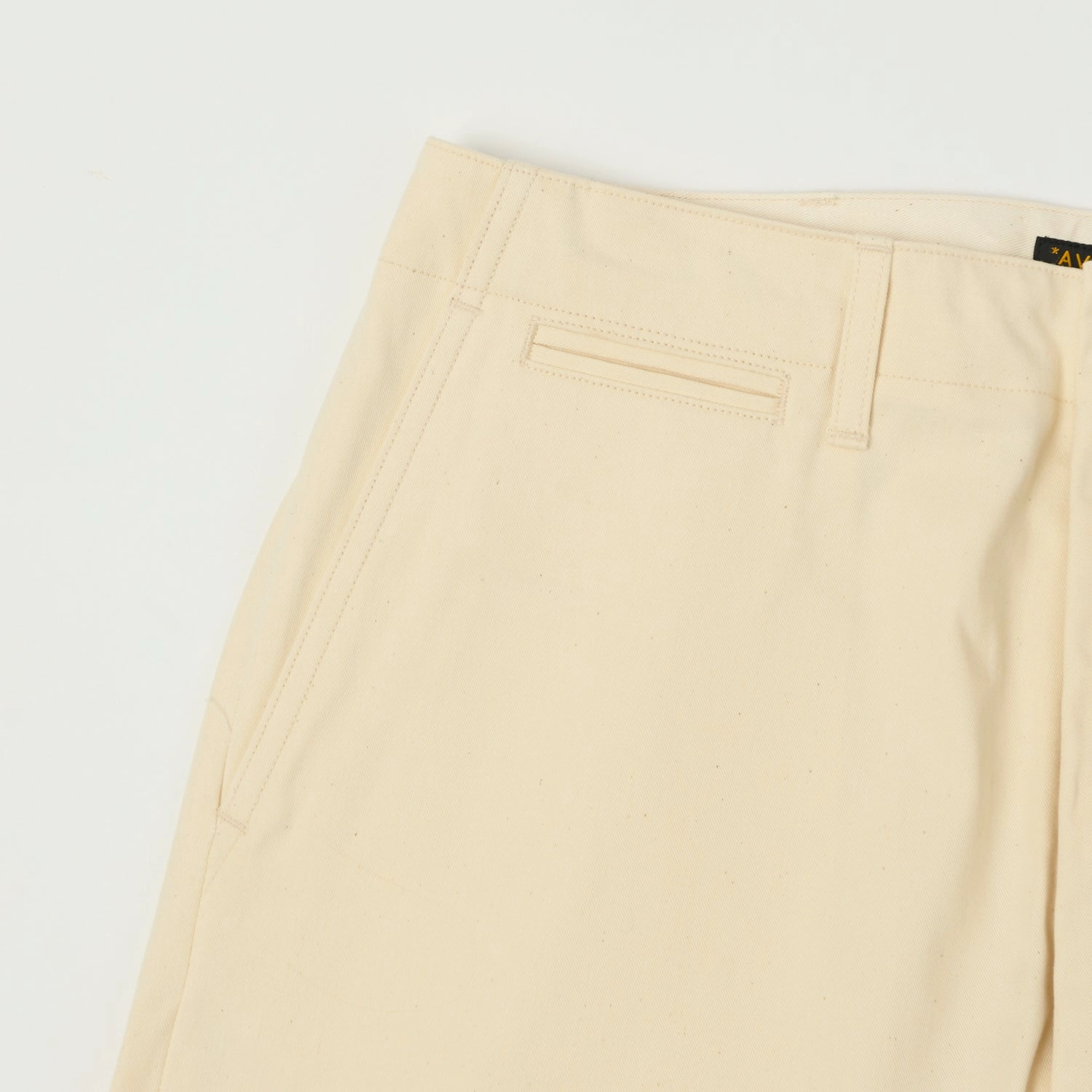 A Vontade Wide Fit Chino Trouser - Natural