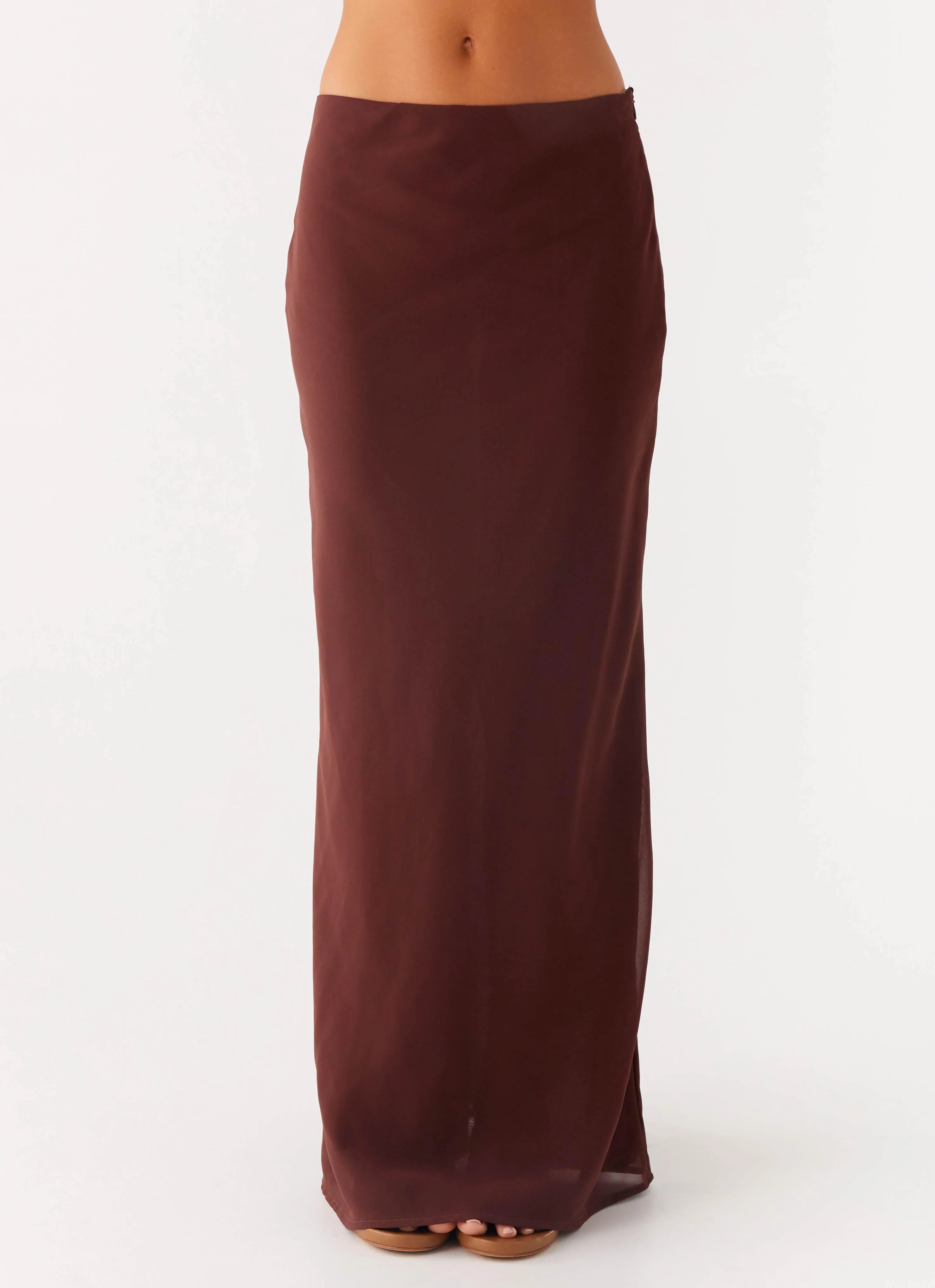 Sienna Sunset Maxi Skirt - Chocolate Laidback Style