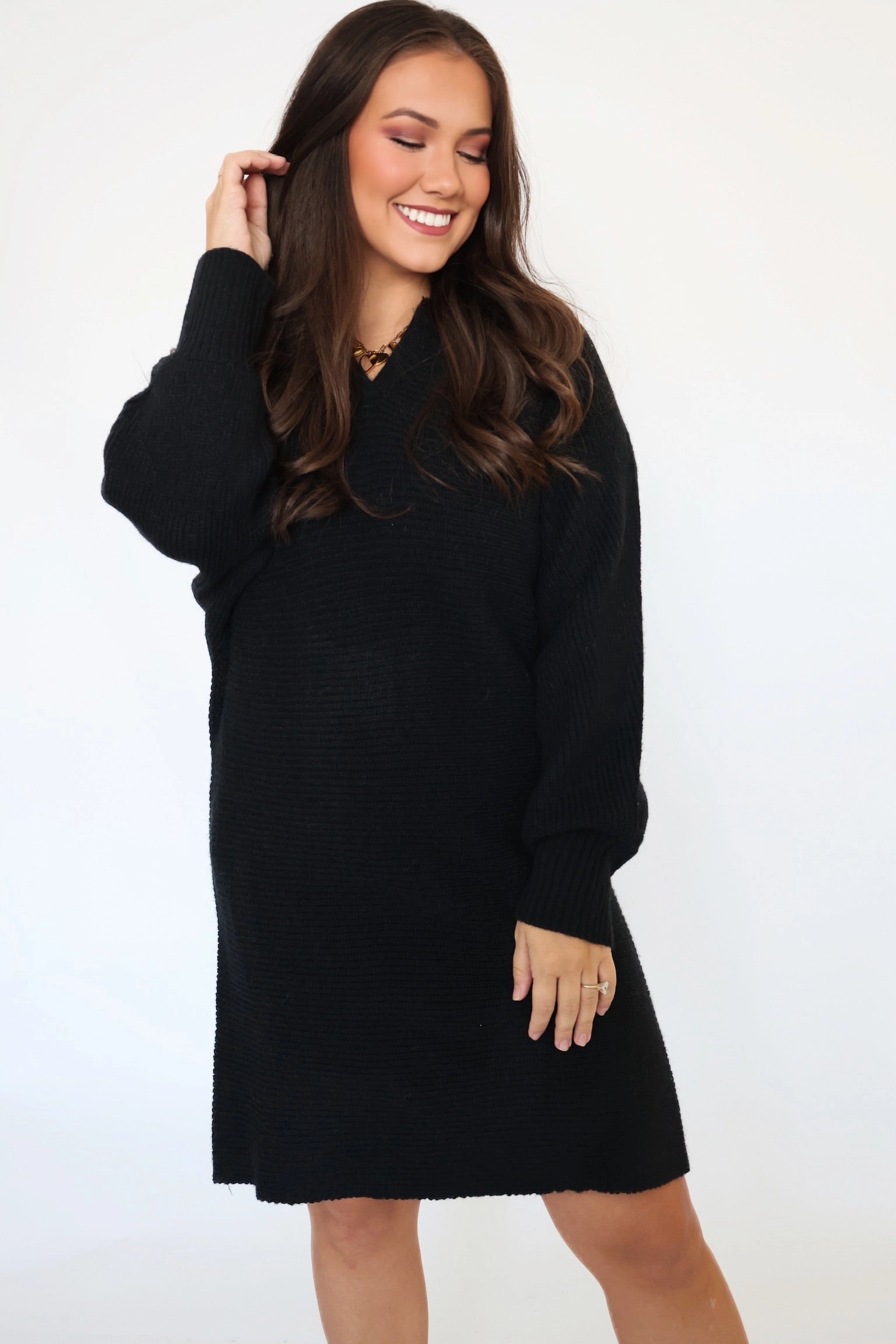 Double Needle Stitching Grand Time Dress (FINAL SALE)