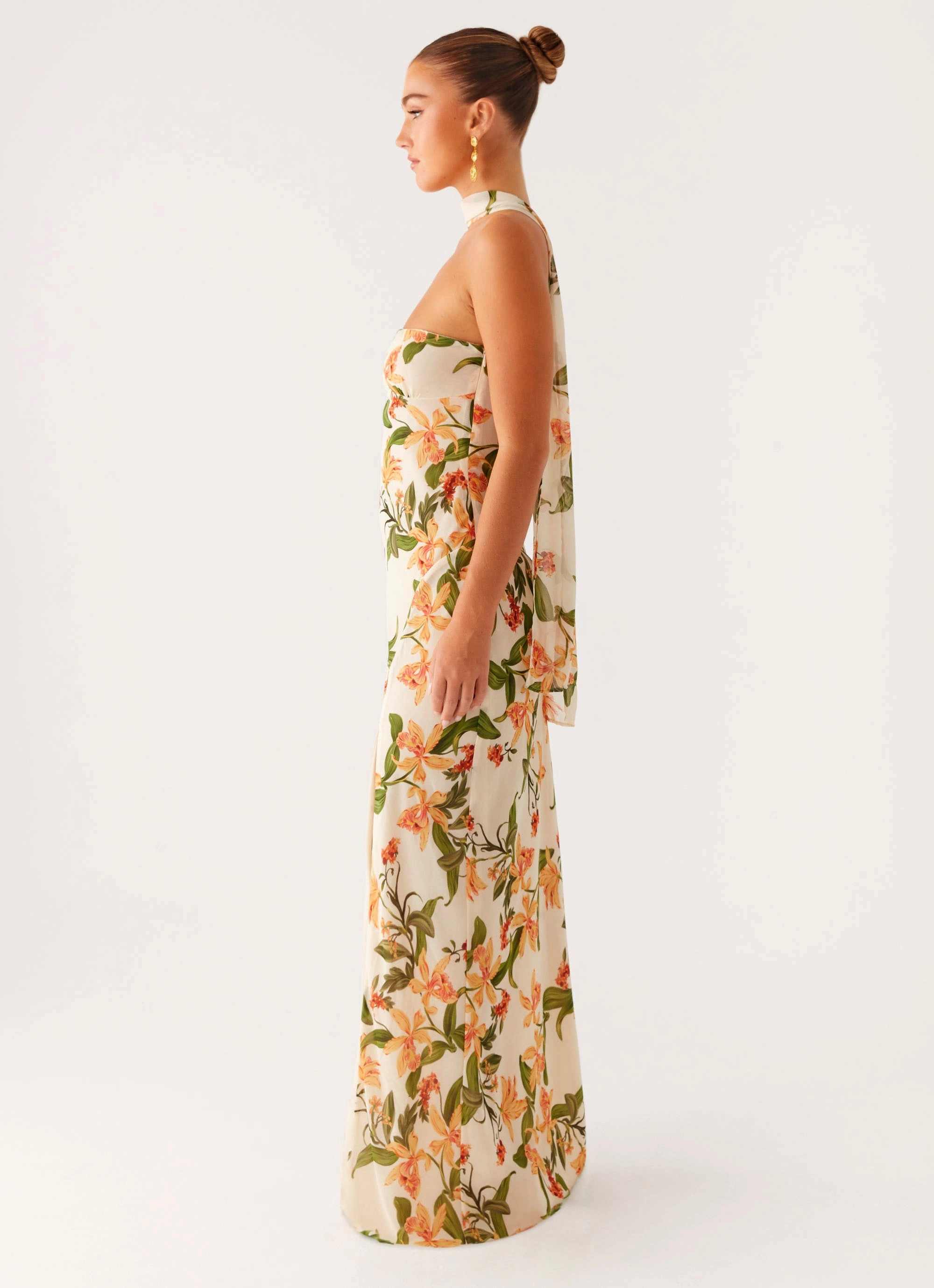 Gali Strapless Maxi Dress - Floral Print Sister Charm