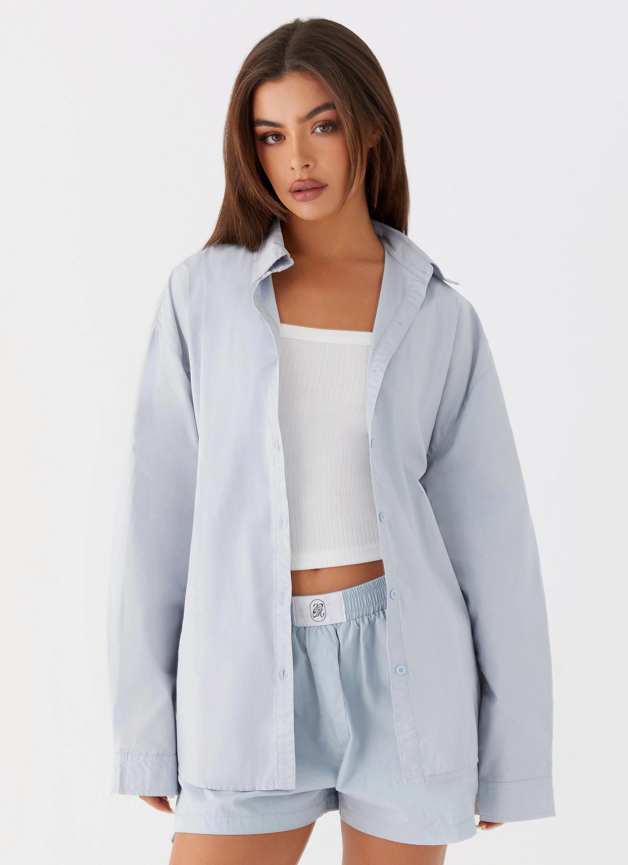 Quick Dry Performance Durable Water Repellent Emelda Long Sleeve Shirt - Blue