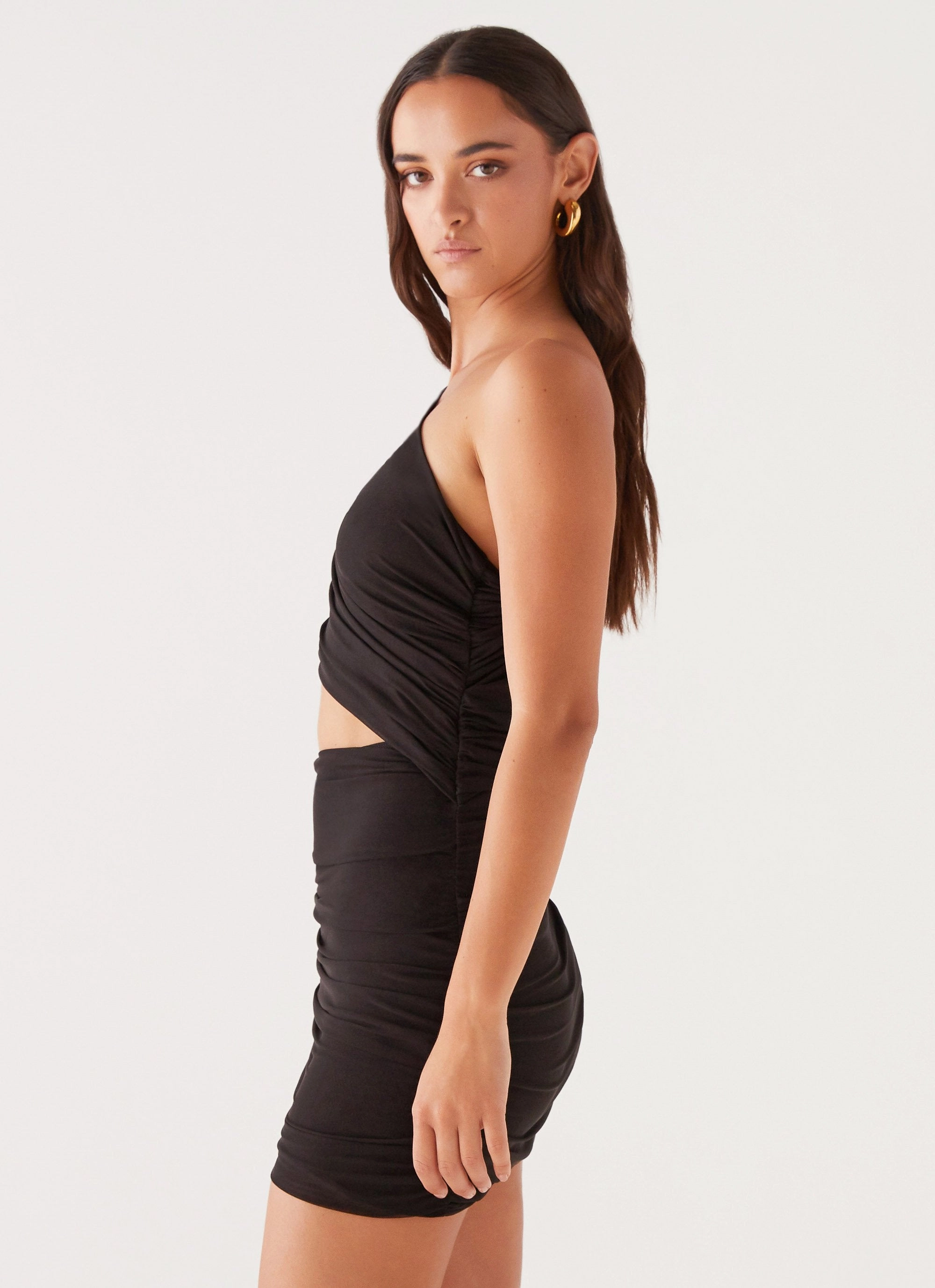 Addie Mini Dress - Black Summer Ready Party Floral