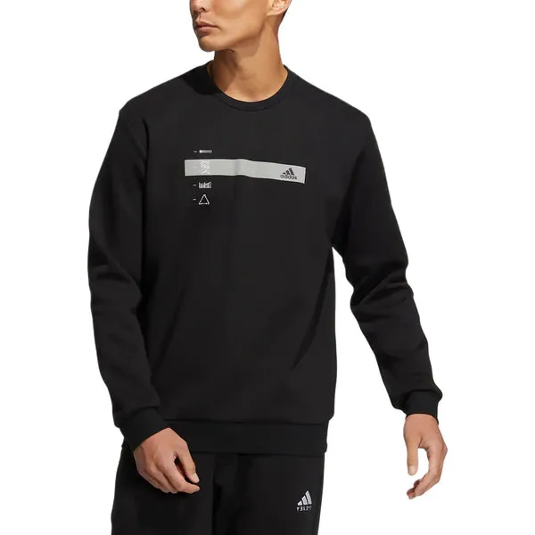 Adidas Classic Gfx Crew Sweatshirt 'Black', black