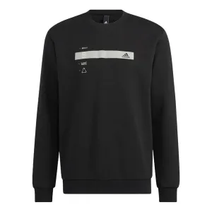Adidas Classic Gfx Crew Sweatshirt 'Black', black