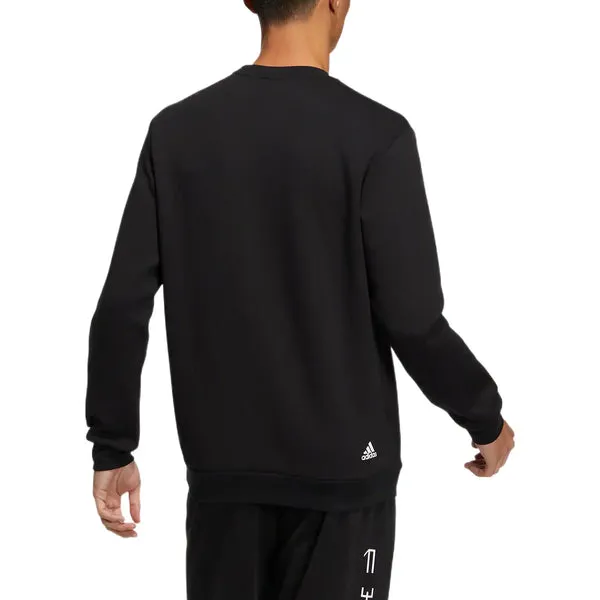 Adidas Classic Gfx Crew Sweatshirt 'Black', black