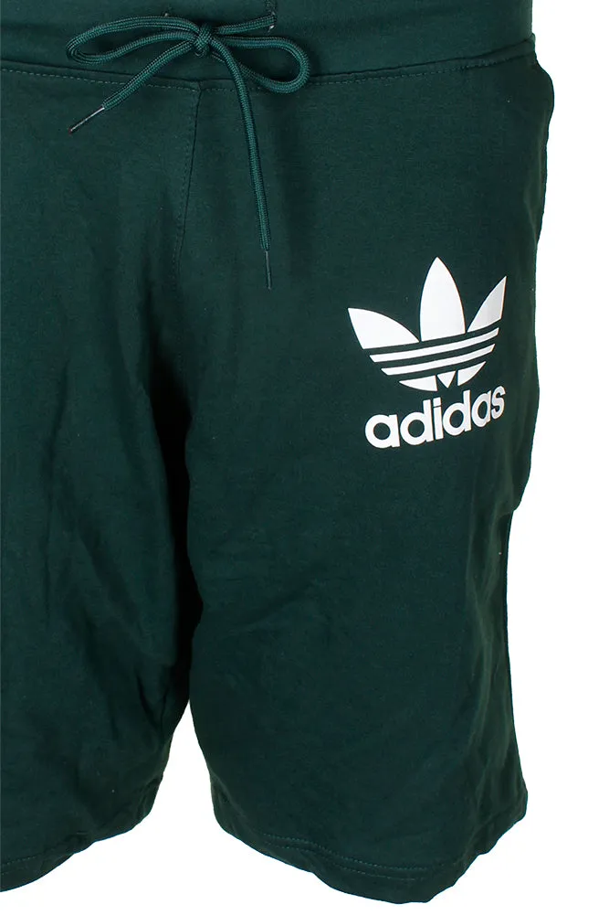 Adidas Men's Trefoil Logo Active Wear Gym Athletic Workout Fleece Shorts