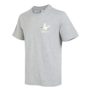 adidas originals Adventure Graphic Duckies T-shirt 'Grey', gray