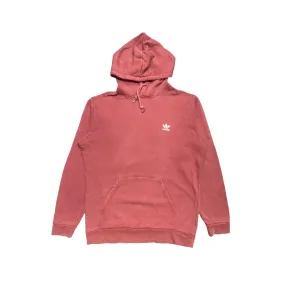 Adidas Originals Dusty Rose Hoodie with Embroidered Logo | Large