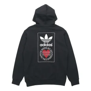 adidas originals Valentine's Day Series Back Printing Logo Sweatshirt Black