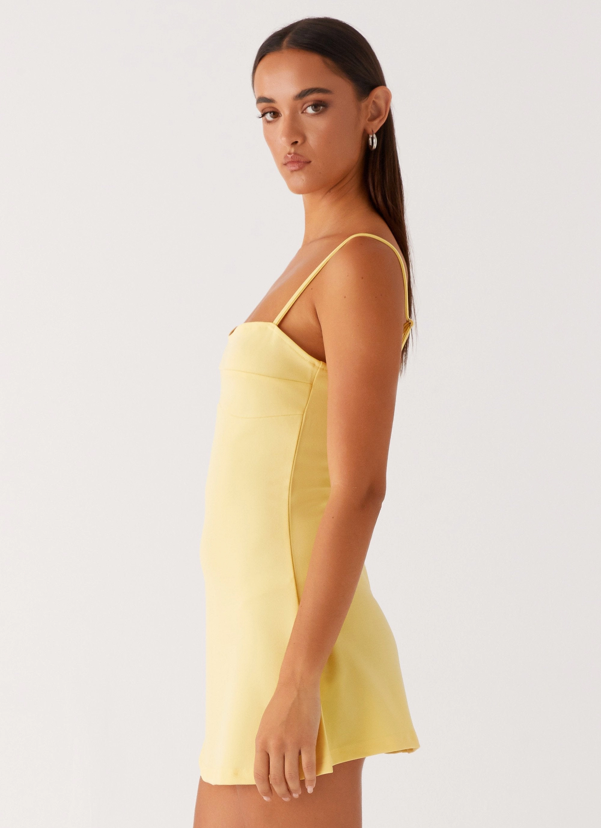 Refined touch Cindy Mini Dress - Yellow