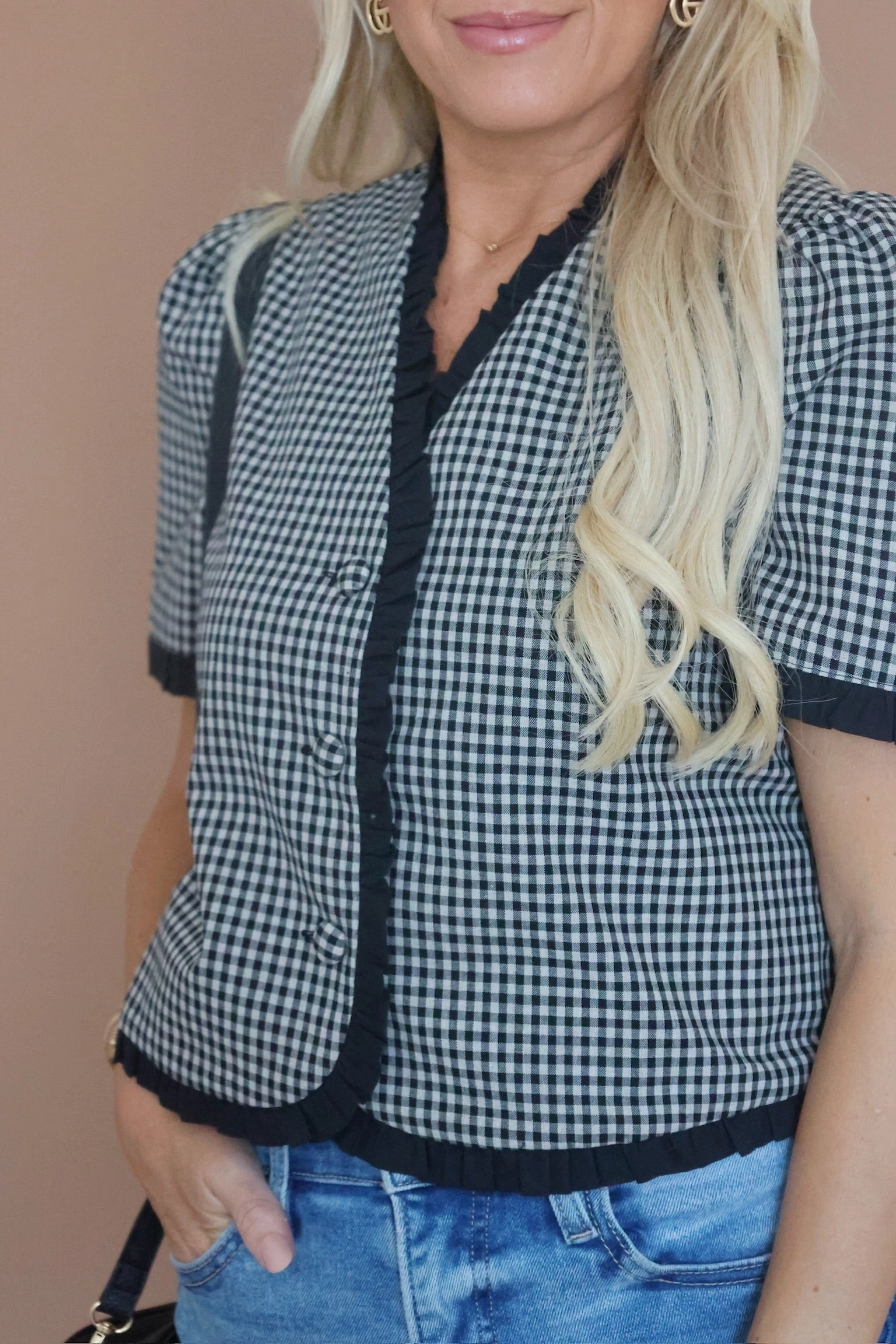 Tarra Checkered Top FlexibleCuff