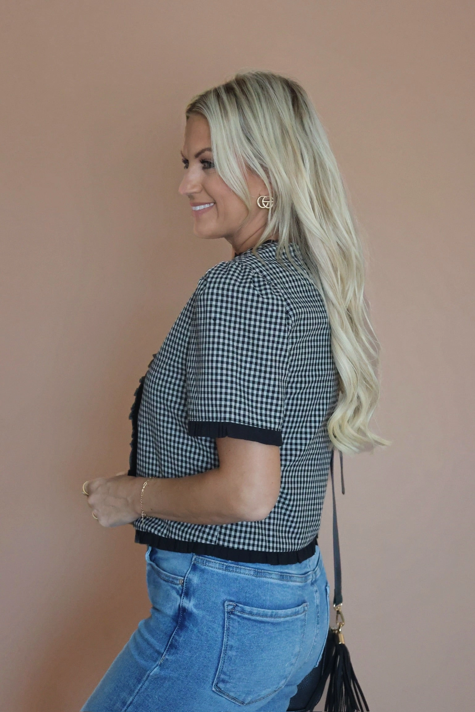 Tunic top Tarra Checkered Top