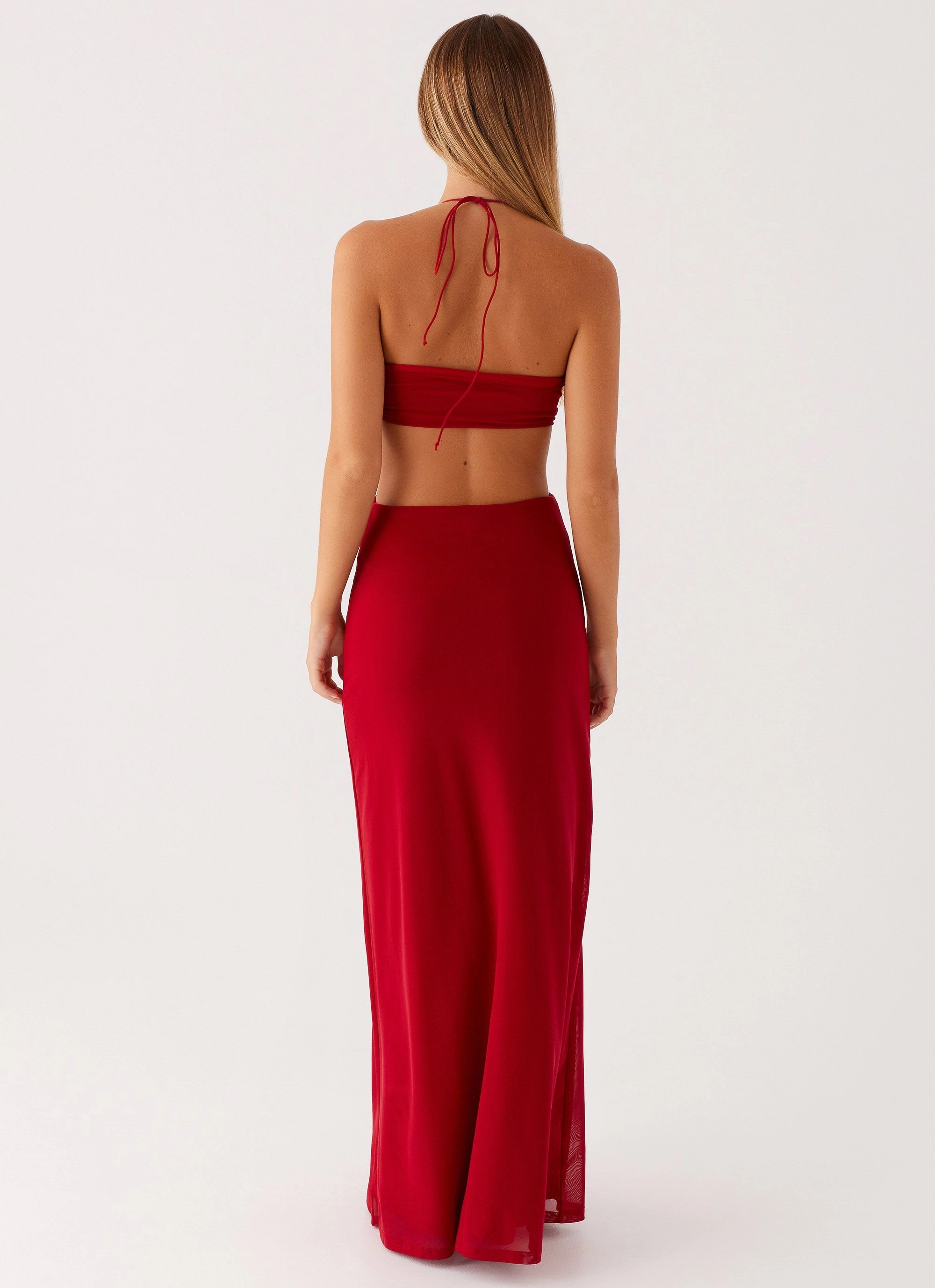 Hallie Maxi Dress - Red Effortless Mood Flattering and Effortless