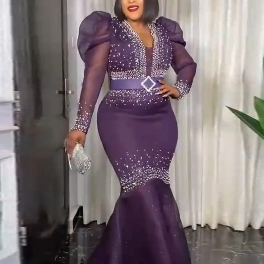 African Dresses For Women Plus Size Evening Gowns