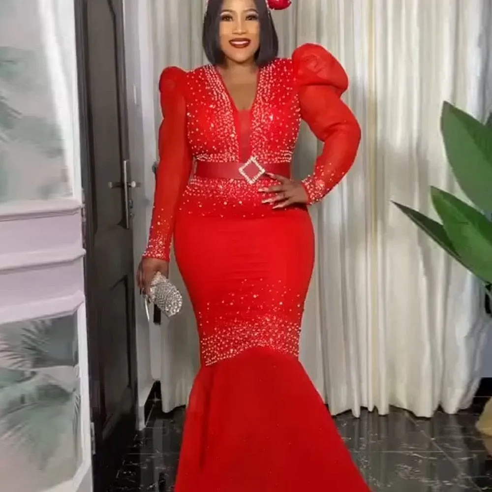 African Dresses For Women Plus Size Evening Gowns