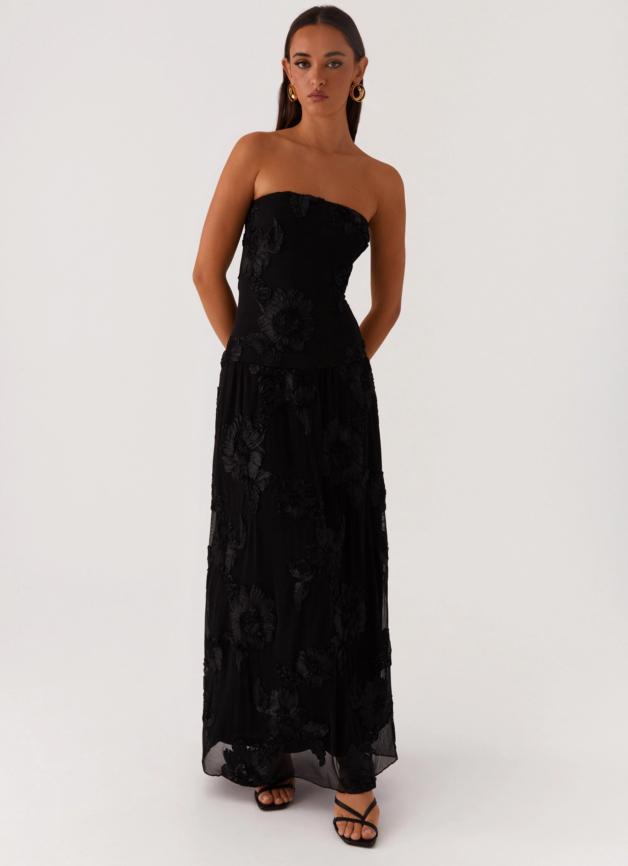 After Light Maxi Dress - Black Trendy Design All Day Ready