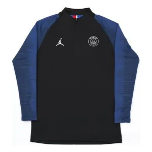 Air Jordan 19-20 Paris Saint germain Strike Drill Training Top 'Dark blue' sweatshirt, blue