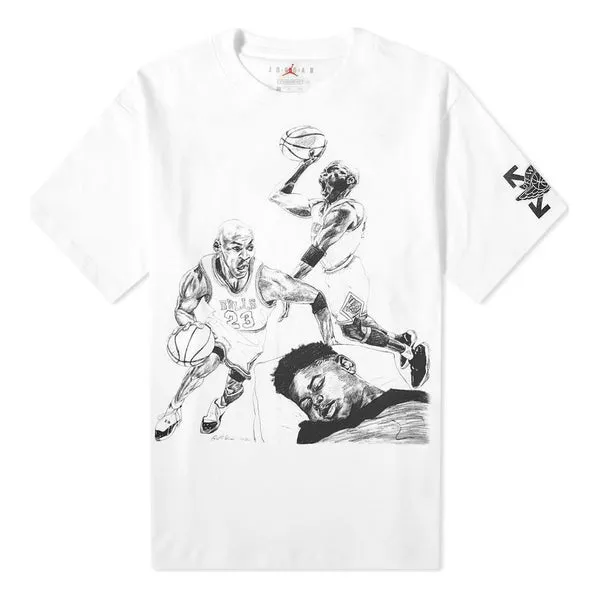 Air Jordan x Off-White Tee 'White', White