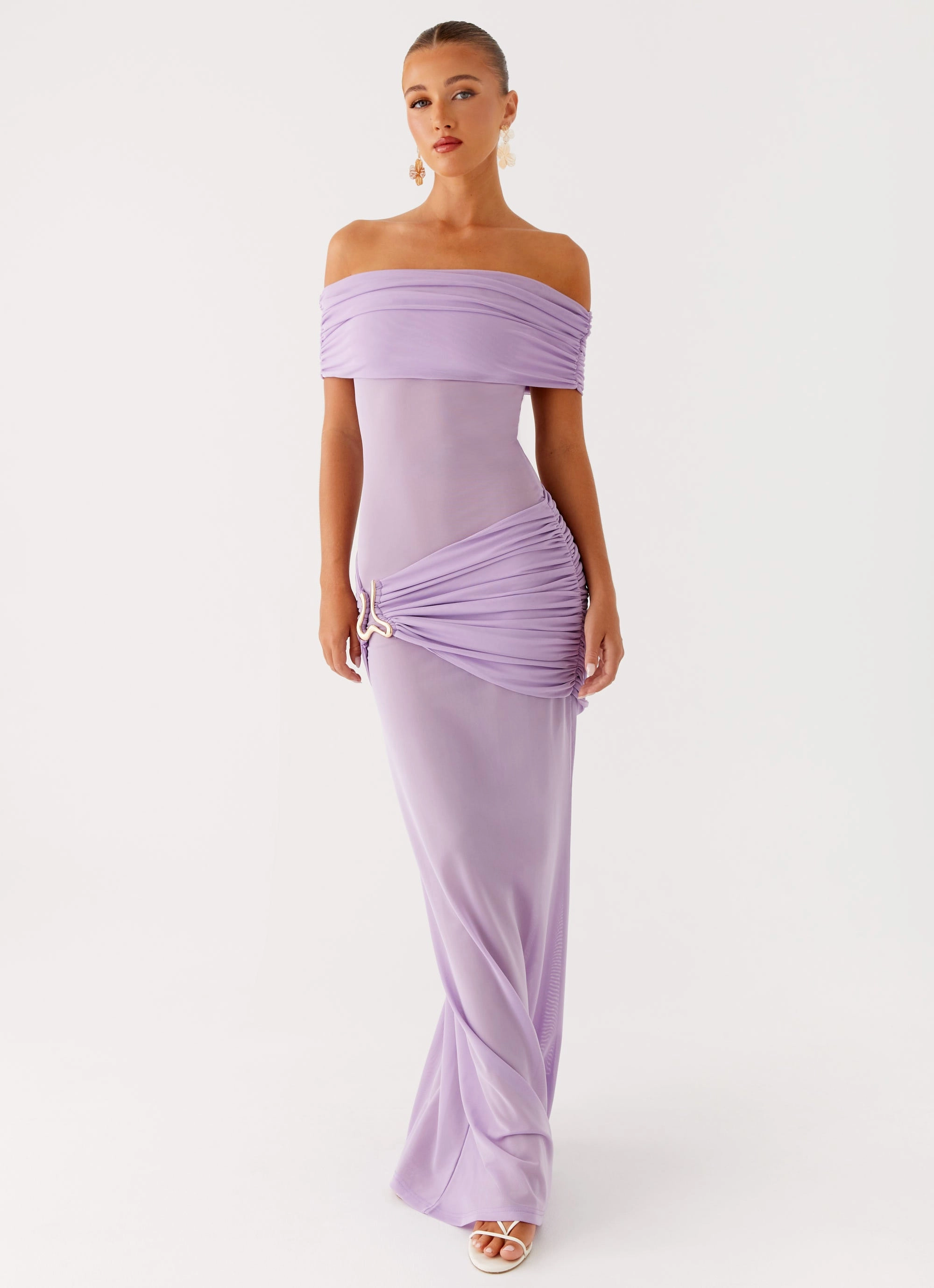 Benji Maxi Dress - Lilac Jewel Tones