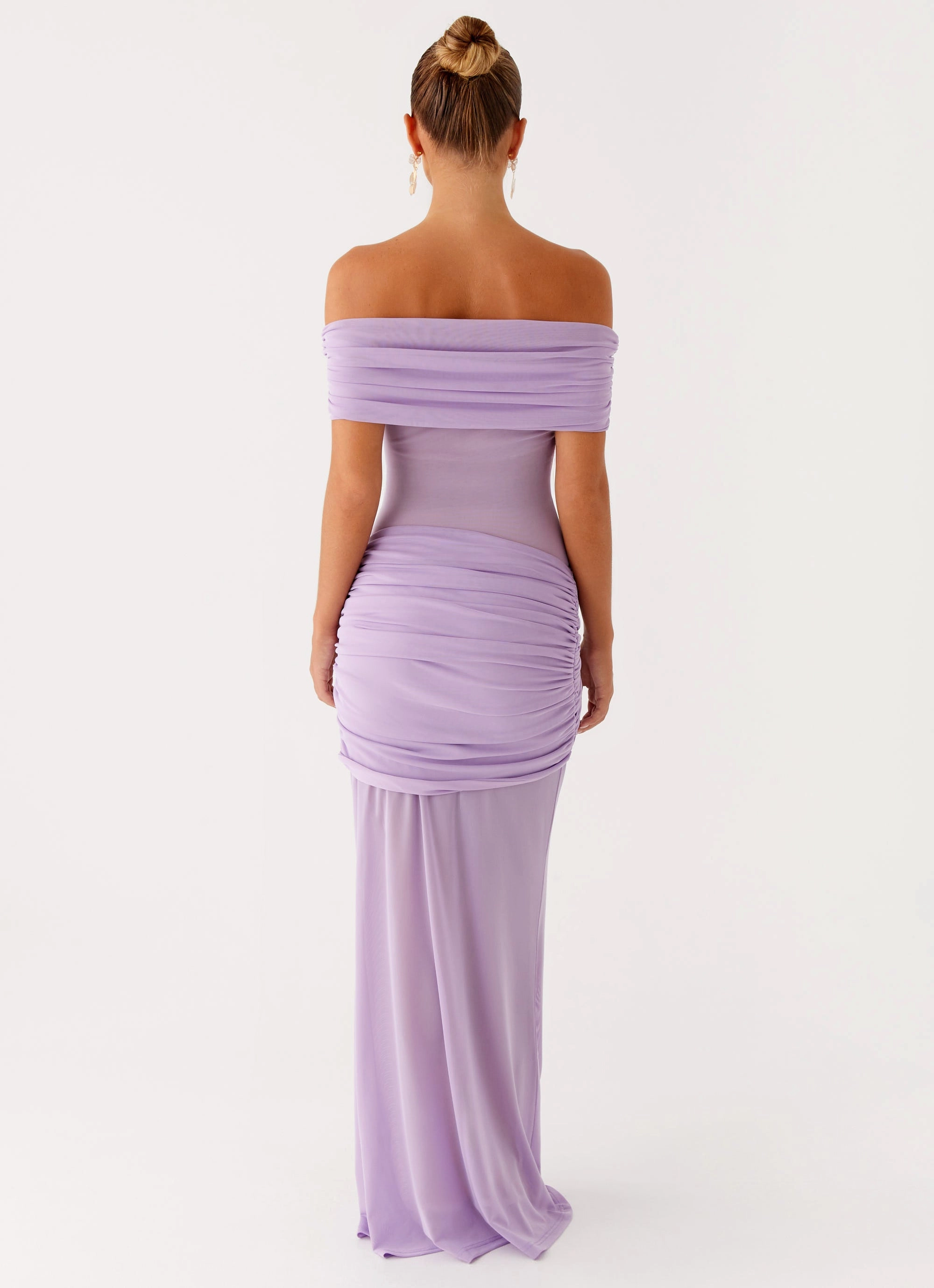 Benji Maxi Dress - Lilac Side-Slit Timeless and Comfortable