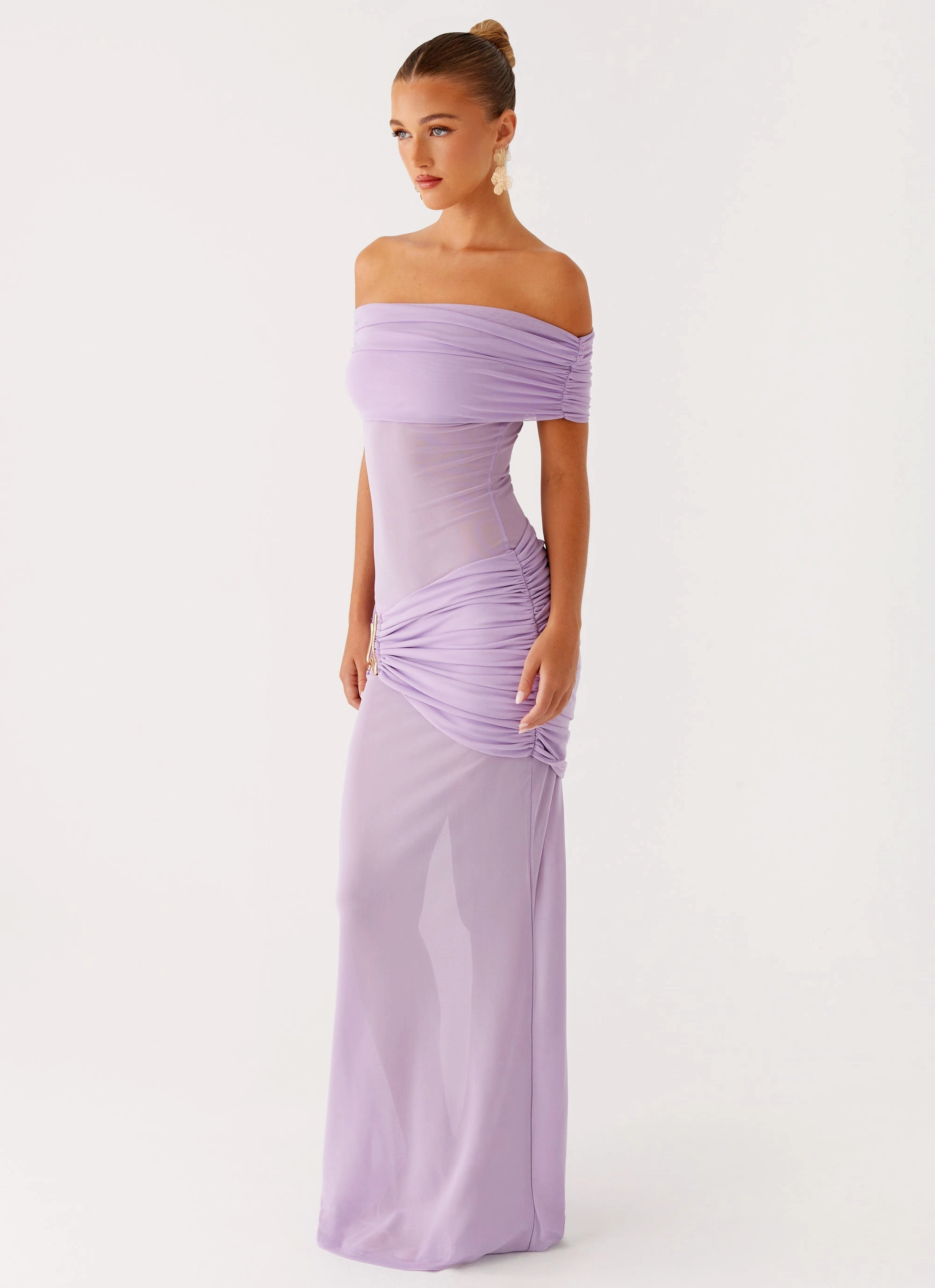Benji Maxi Dress - Lilac Cozy and Comfortable Boho Aesthetic