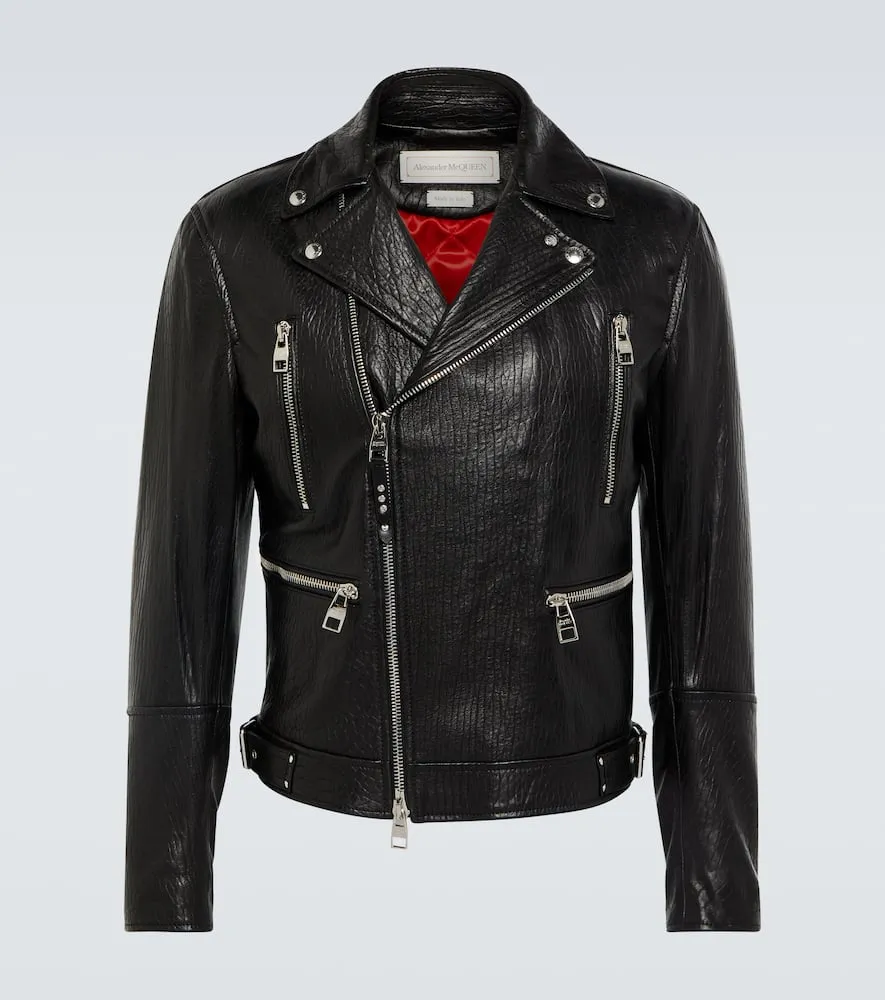 Alexander McQueen Leather biker jacket