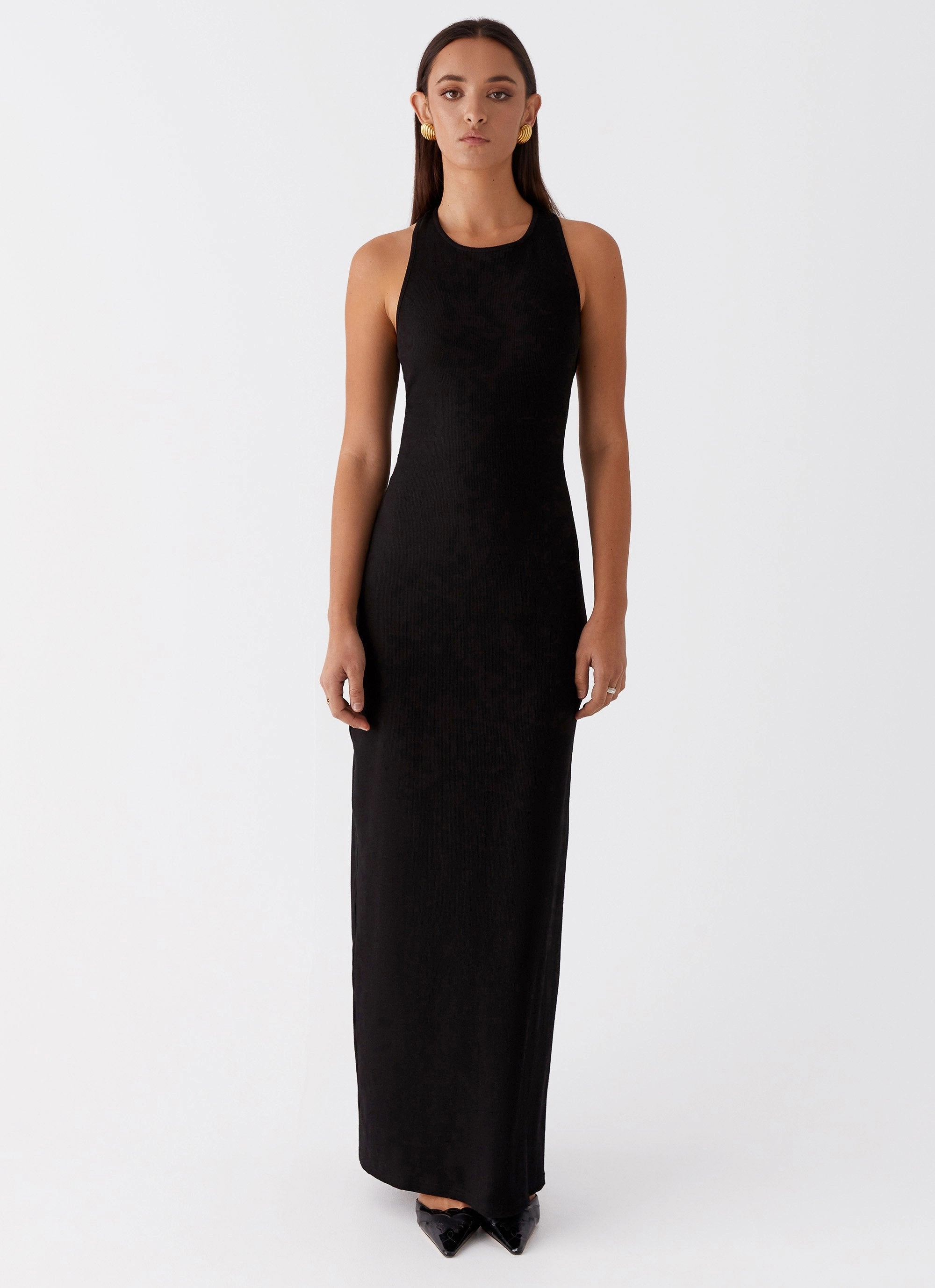Alice Cut Out Maxi Dress - Black sweet moment Evening Event