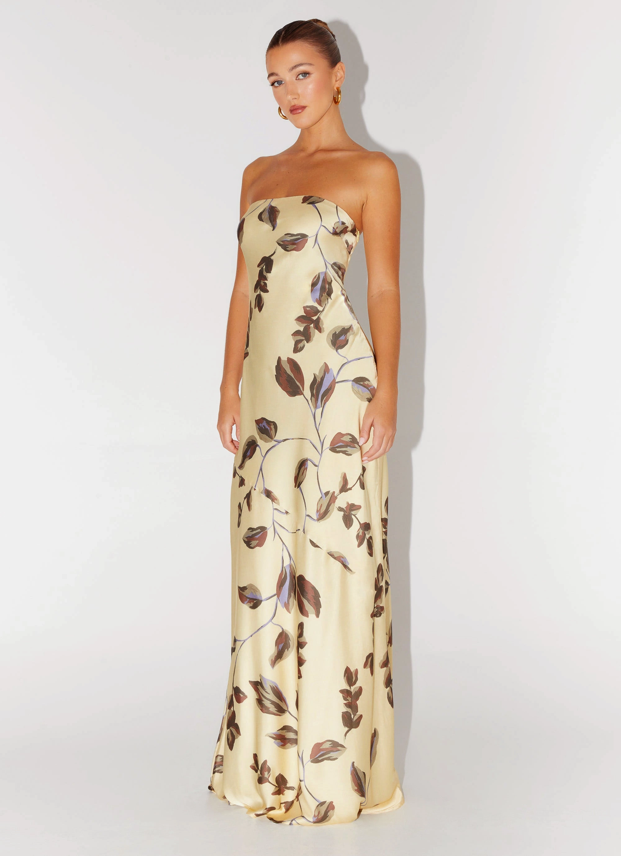 Alisa Strapless Maxi Dress - Buttercream Bliss Work Option