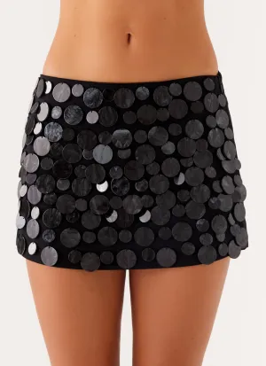 All Day Movie Star Mini Skirt - Black Minimalist Chic Movie Star Mini Skirt - Black
