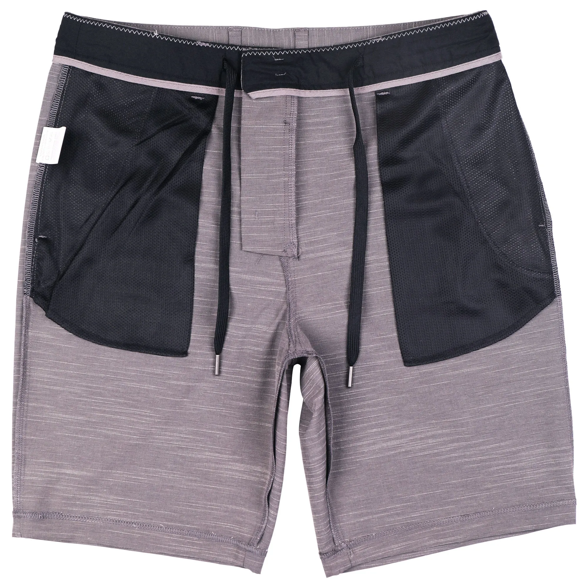 All In One Mens Hybrid Shorts - Slub Silver
