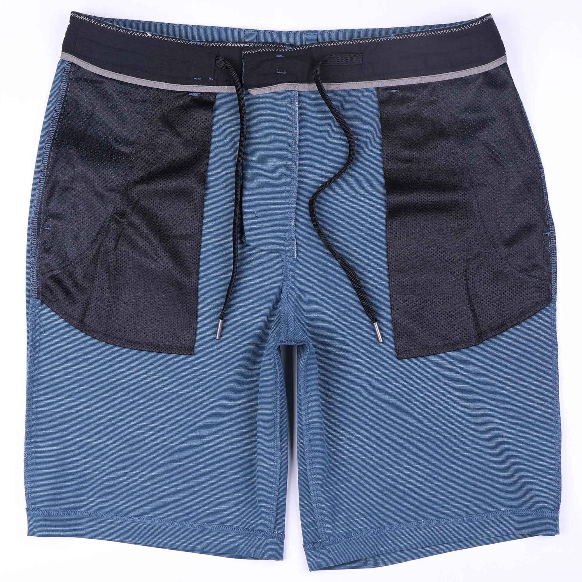 All In One Mens Hybrid Shorts - Slub Silver