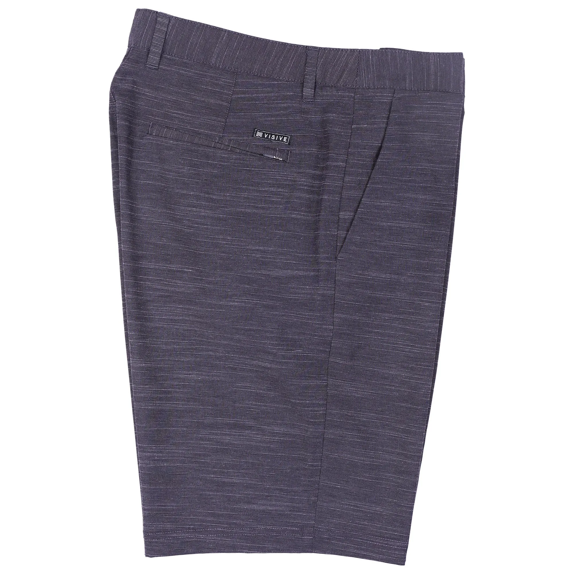 All In One Mens Hybrid Shorts - Slub Silver