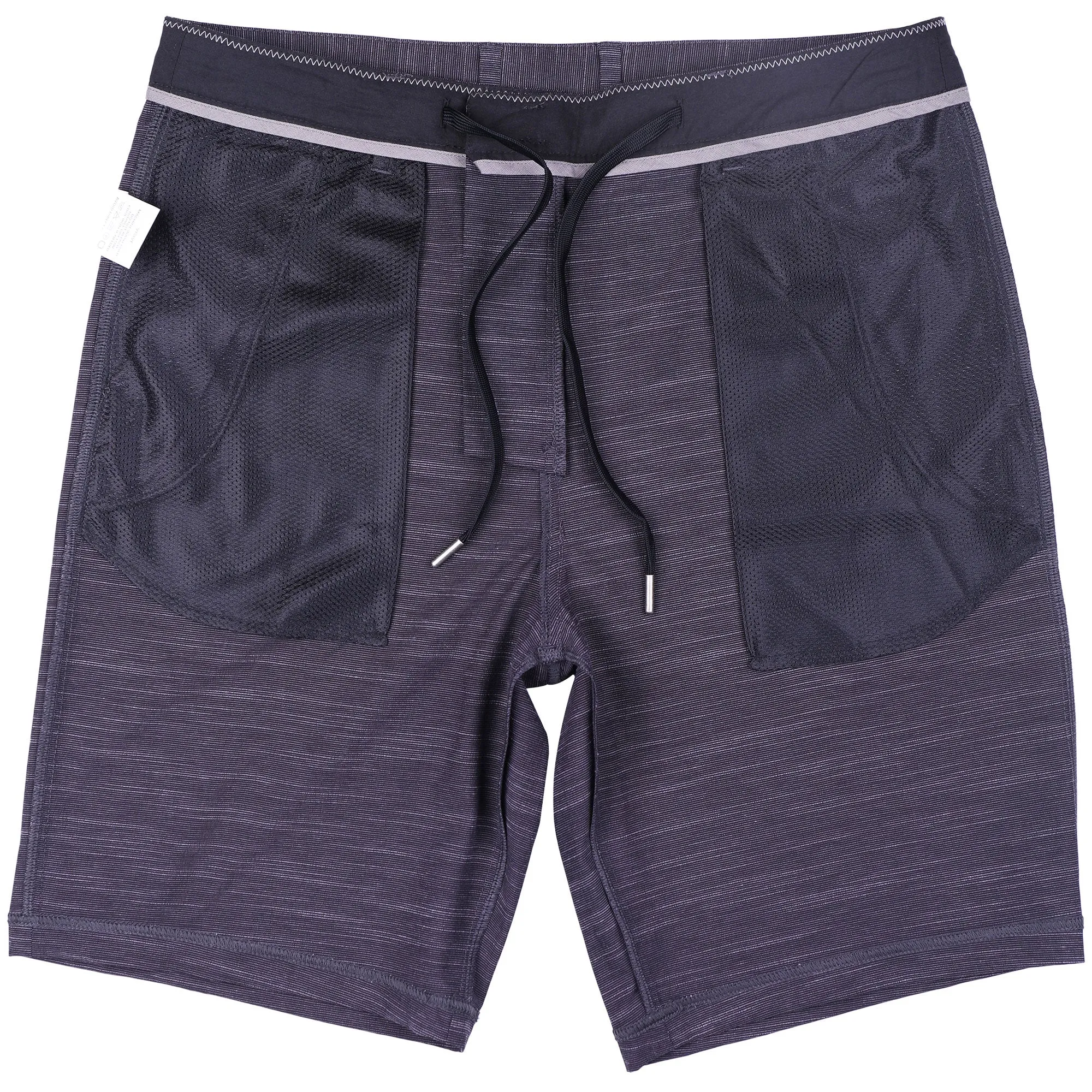 All In One Mens Hybrid Shorts - Slub Silver