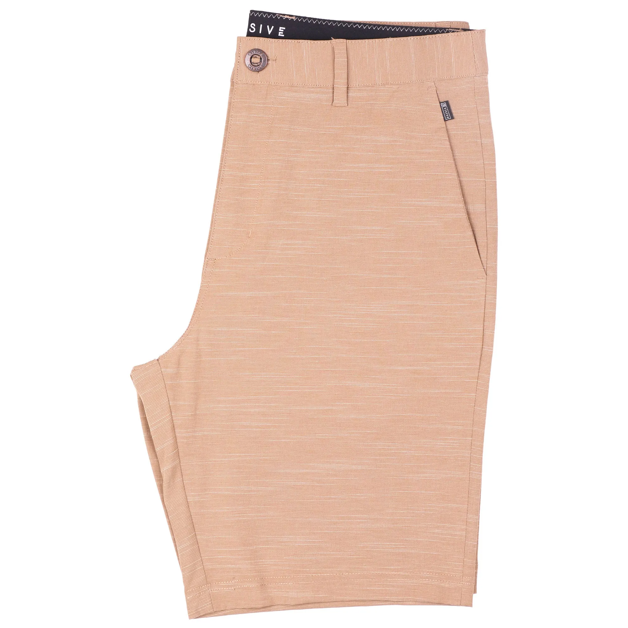 All In One Mens Hybrid Shorts - Slub Silver