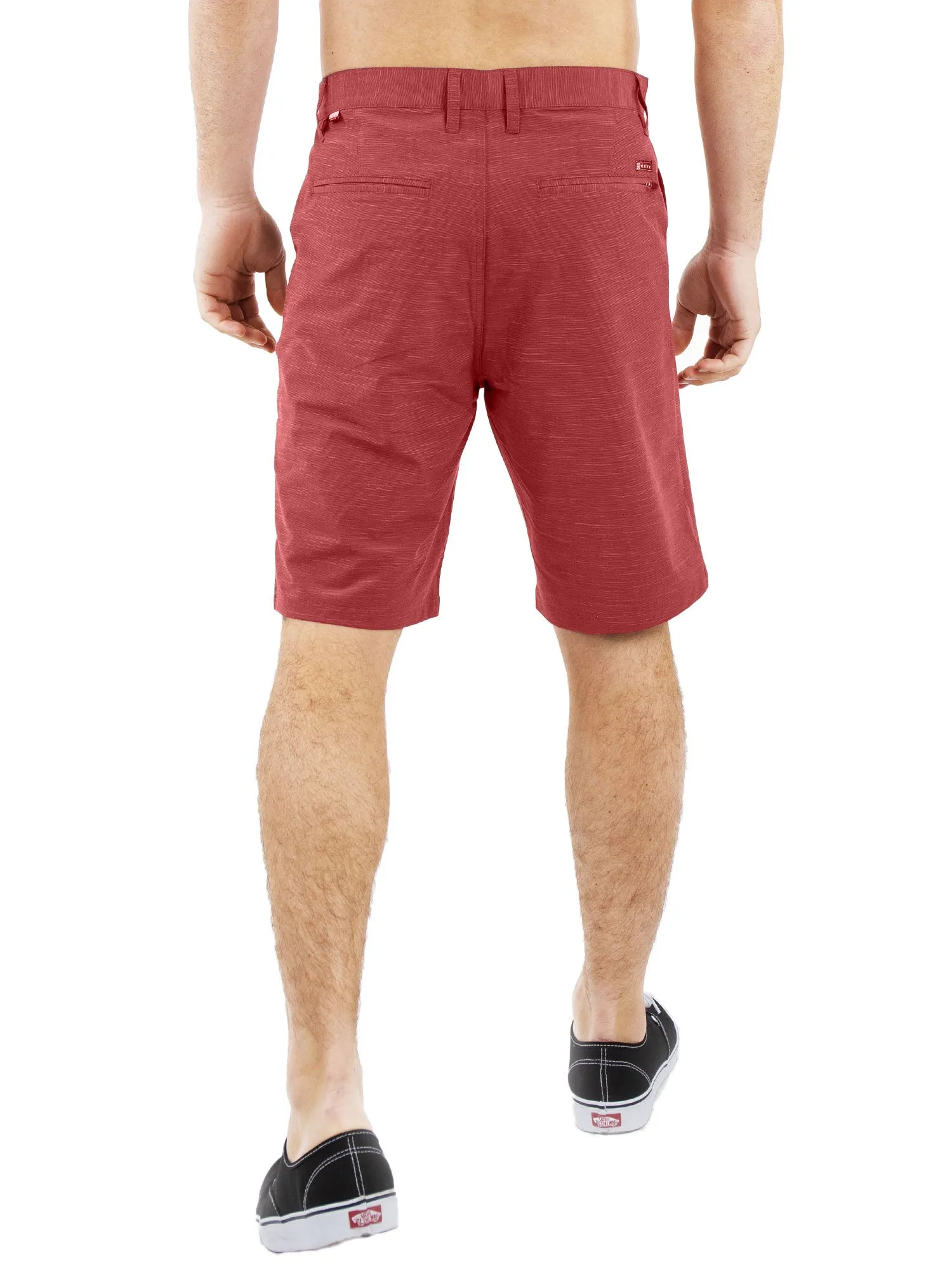 All In One Mens Hybrid Shorts - Slub Silver