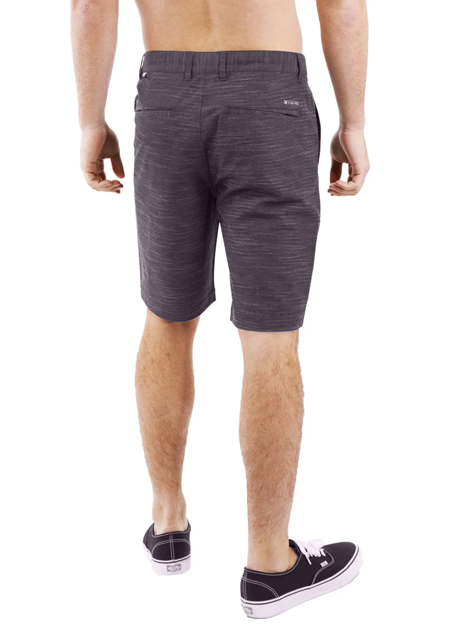 All In One Mens Hybrid Shorts - Slub Silver