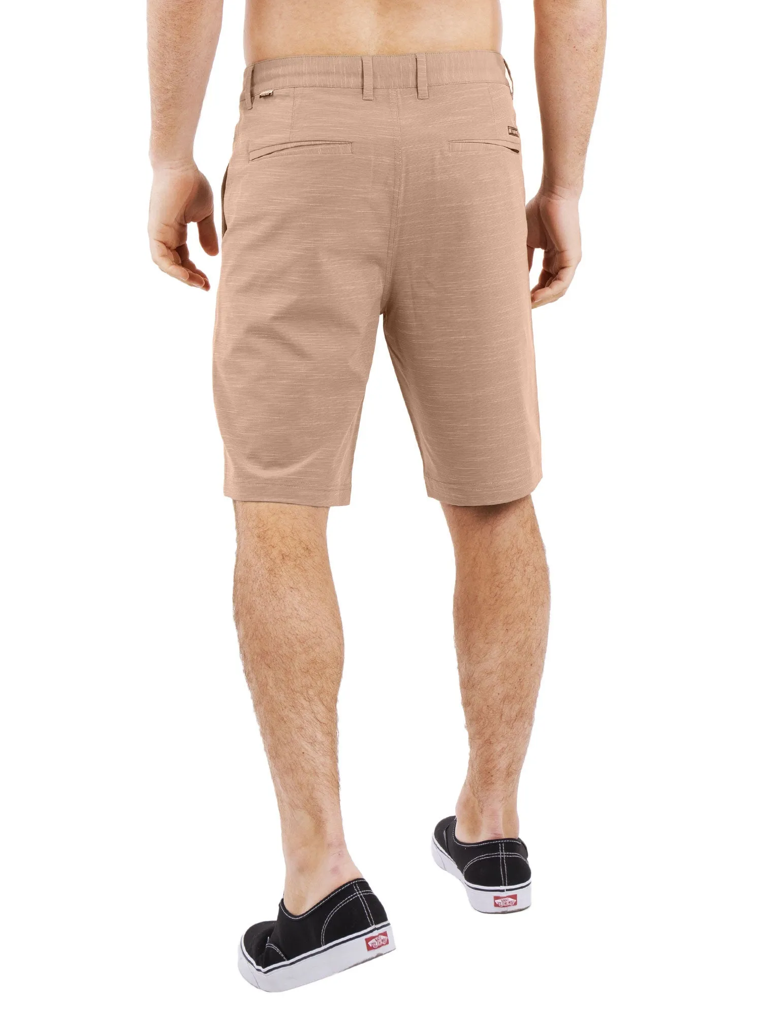 All In One Mens Hybrid Shorts - Slub Silver